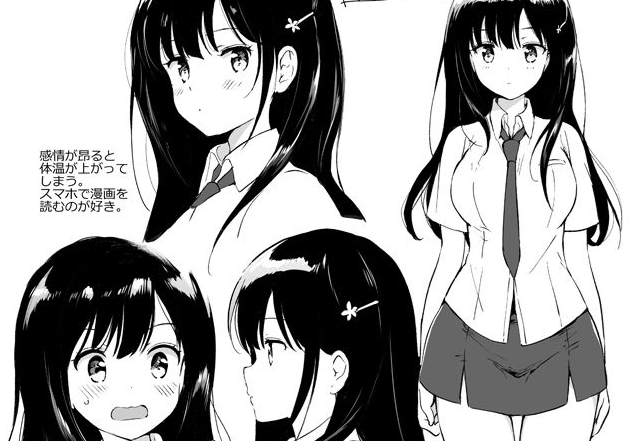 タイトルは「氷上さんはとろけたい」。サークル名はくりもも。